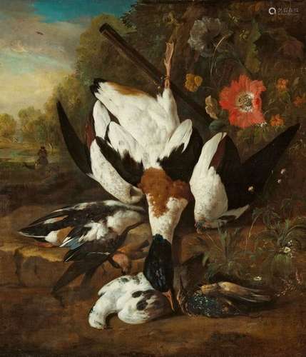 Jan Weenix, follower of, Still Life with Gamebirds