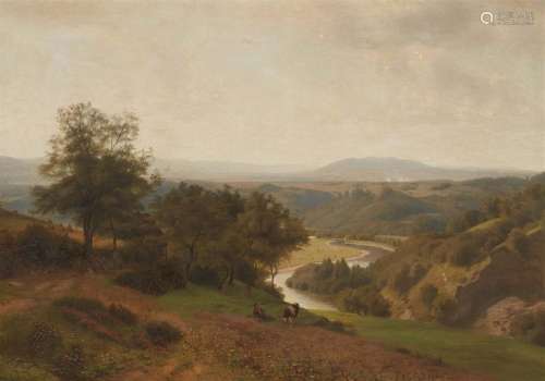 Wilhelm Bode, Panoramic River Landscape