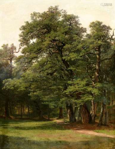 Alexandre Calame, attributed to, Woodland Clearing