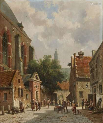 Adrianus Eversen, View of Haarlem