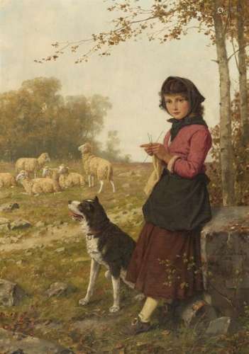 Hubert Salentin, Young Shepherdess
