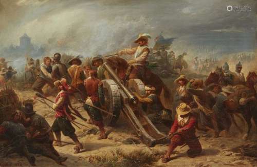 Christian Sell, Battle Scene from the Thirty Years…