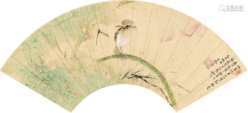 张大壮（1903～1980） 荷塘禽趣图