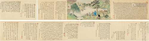 李 绶（？～1791）、朱 煐［清］、江 恂［清］等题 杨玉峰衍福乐图