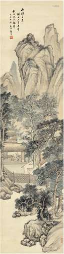 顾  澐（1835～1896）  山静日长图