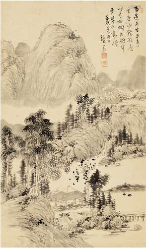 铁 翁（1789～1871） 溪山幽居图