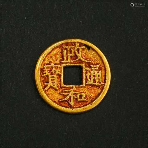 CHINESE PURE GOLD COIN