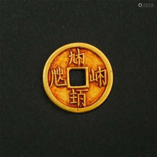 CHINESE PURE GOLD COIN