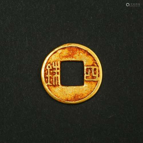 CHINESE PURE GOLD COIN