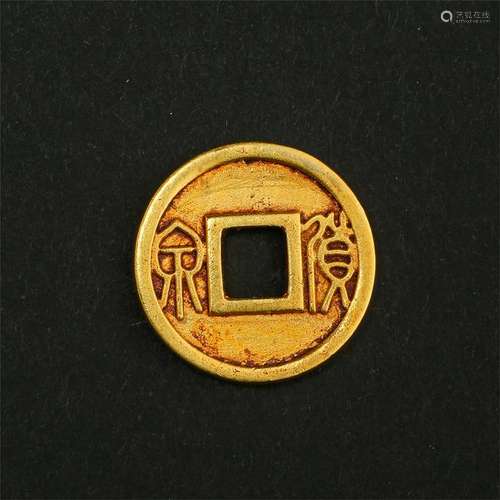 CHINESE PURE GOLD COIN