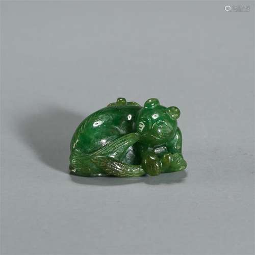 CHINESE JADEITE BEAST TABLE ITEM