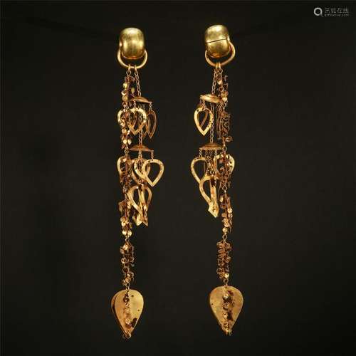 KOREAN PURE GOLD EARRINGS