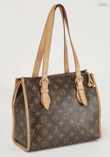 Louis Vuitton, Popincourt, sac porté épaule Toile enduite monogr