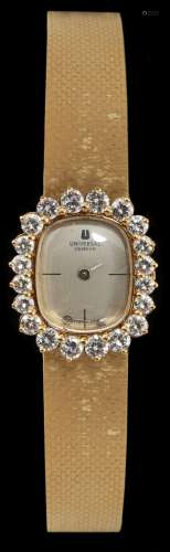 Universal Genève, montre bracelet sertie de diamants (env. 1,8 ct