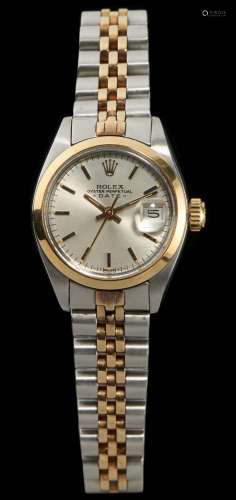 Rolex, Oyster Perpetual Date, montre bracelet ronde automatique