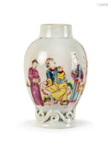 A CHINESE FAMILLE ROSE VASE