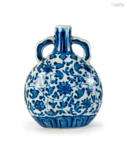 BLUE AND WHITE MOONFLASK BOTTLE