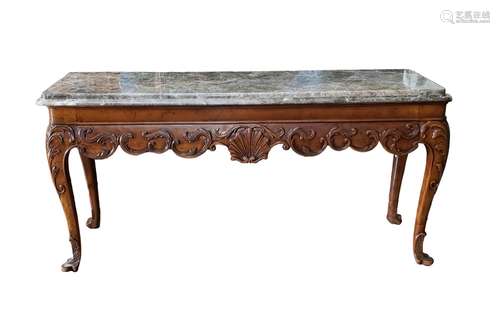 MARBLE TOP NARROW TABLE