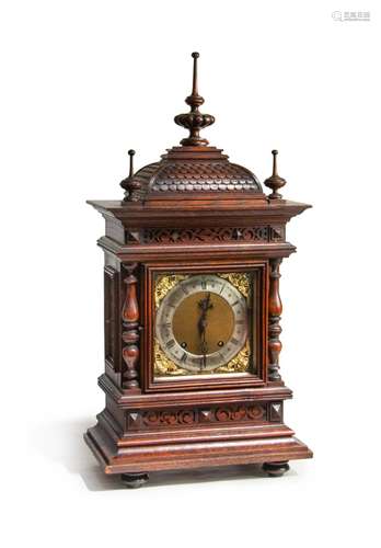 CARVED WOOD CASE CLOCK