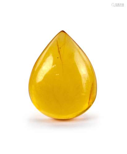 DOMINICAN DROP SHAPED AMBER