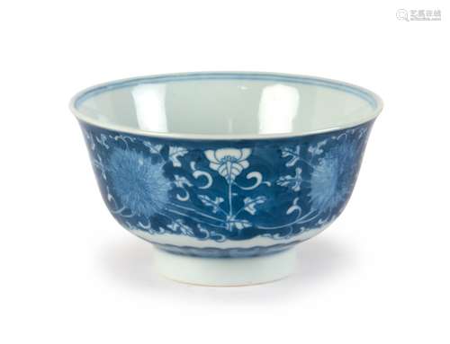 GUANGXU MARKED BLUE AND WHITE BOWL