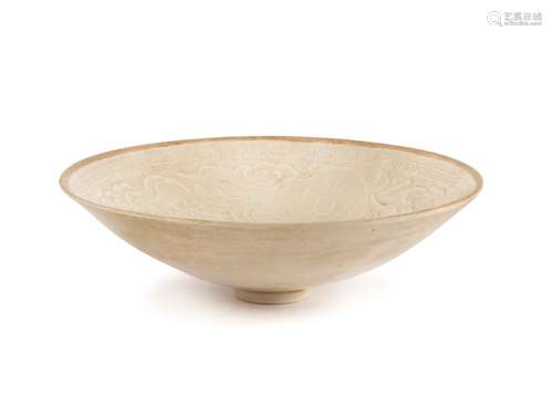 SONG DYNASTY STYLE WHITE GLAZED BOWL