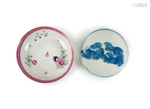 PORCELAIN PAIR DISH AND LID