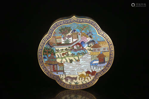 ROYAL CLOISONNE CAPPING BOX