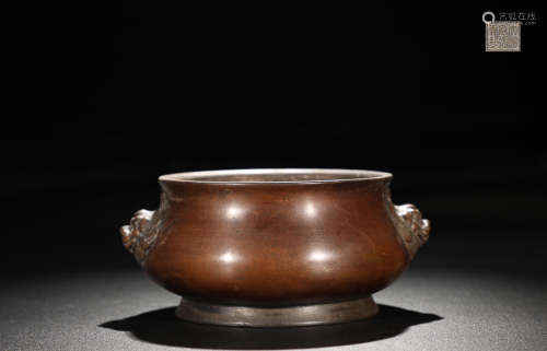 BRONZE CENSER WITH XUANDE MARK