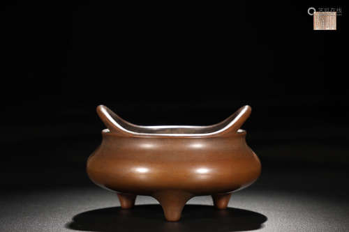 BRONZE TRIPOD CENSER