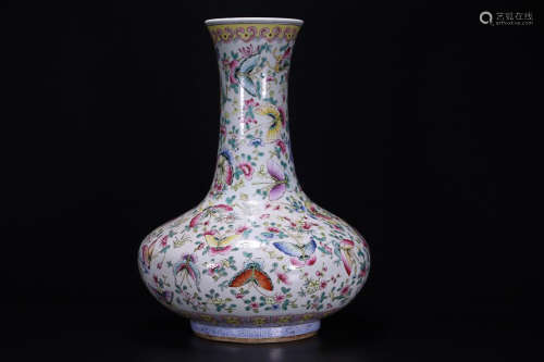 FAMILLE ROSE BIG VASE