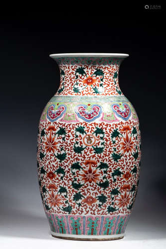 ENAMEL BIG VASE