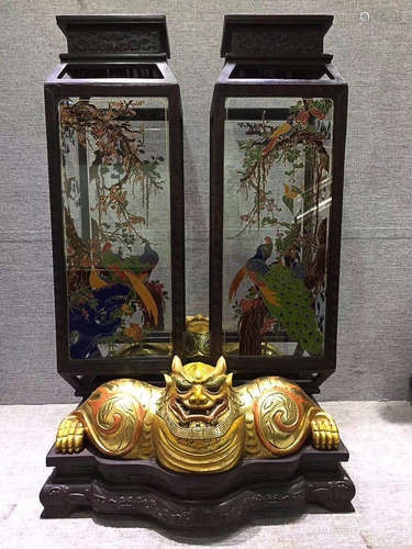 A 'BAIBAO' PALACE LAMP