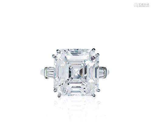 海瑞·温斯顿设计 8.41克拉D色Type IIa钻石戒指，净度内部无瑕