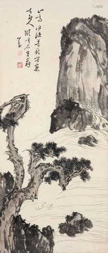 溥儒（1896～1963） 高山松溪 镜心 设色纸本