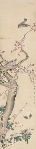 陈之佛（1896～1962） 春燕 立轴 设色绢本