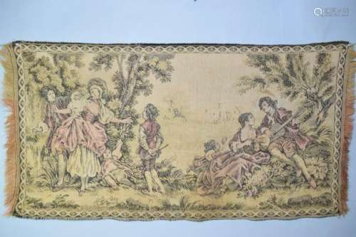 French Style Figures Hanging Tapestry