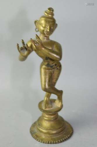 18-19th C. Nepalese Bronze Buddha