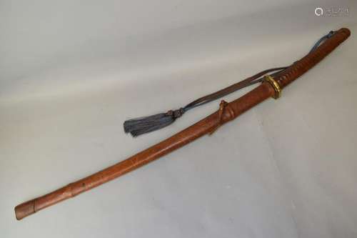 19-20th C. Japanese Katana, Signed