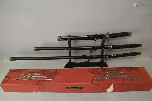 Set of Japanese Katana