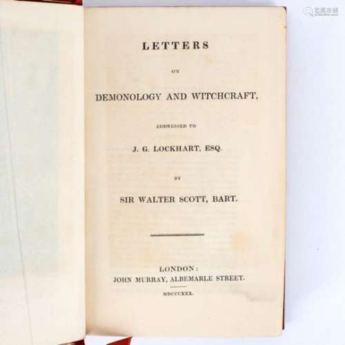 Scott (Sir W) Letters on Witchcraft, 1830, illustrated by George Cruikshank,