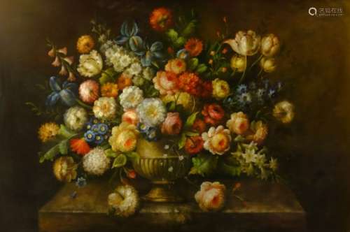 Dutch School (20th century): Still Life of Flowers,