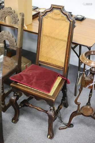 A 17th Century side chair,