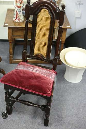 A 17th Century side chair,