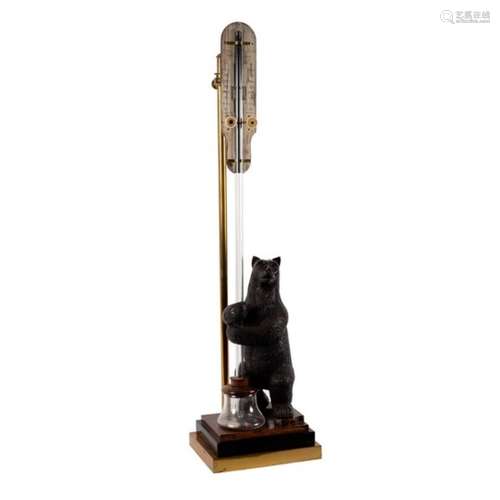 A mid 19th Century barometer by Robert Gogerty, 72 Fleet Street, London,