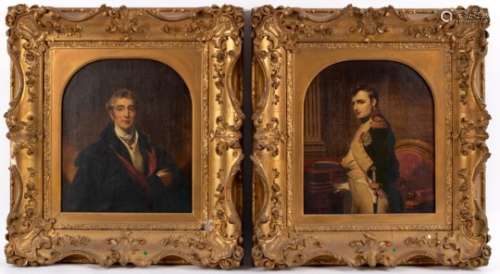 Aftr Sir Thomas Lawrence/Portrait of the Duke of Wellington and/After Paul Delaroche/Portrait of