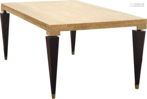 Modern Italian made marble dining table by Stone International,