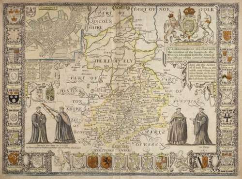 John Speed (British 1552-1629)/Cambridgeshire described with the divisions of the Hundreds the