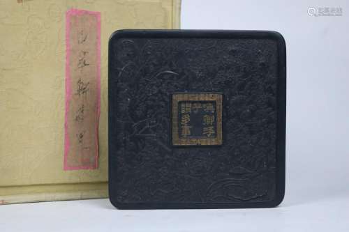 A CHINESE INKCAKE, QING DYNASTY