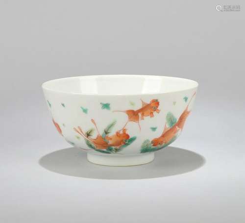 A CHINESE FAMILLE ROSE BOWL, 'SHENGDE TANG ZHI' MARK